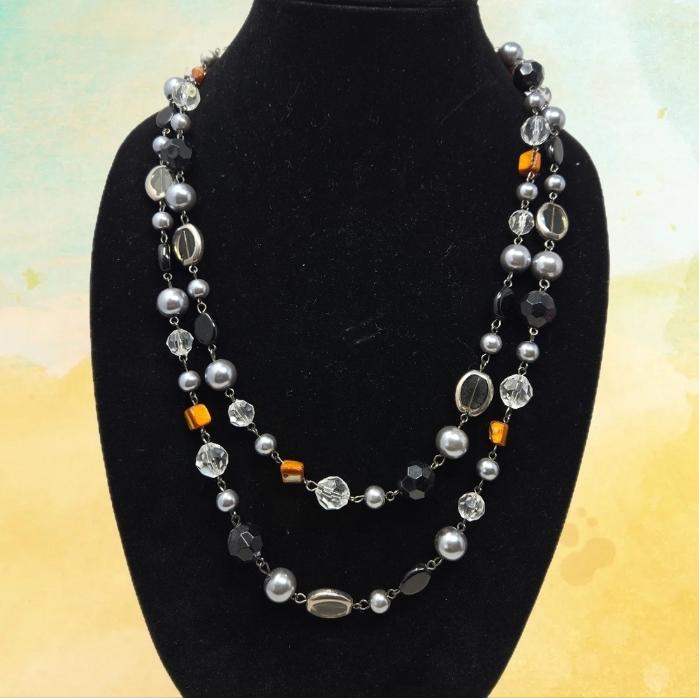 Vintage Womens Beaded Costume Jewelry Wear Single, Double Or Triple Stranded